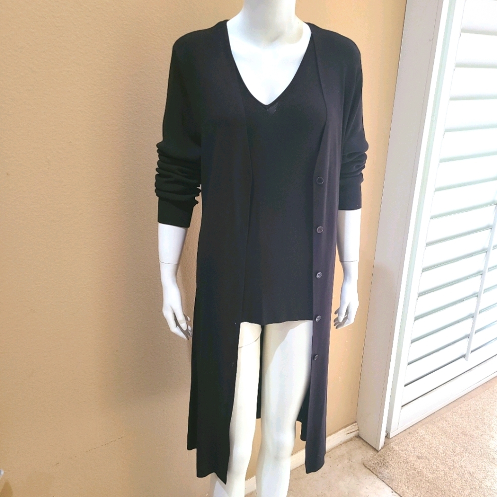 Max Studio sweater tank & long cardigan